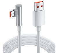 ACAGET 120W/3M USB C Fast Charger Cable for Xiaomi, 10FT Long Turbo Hyper Charing Cable Right Angle Type C Cord for Xiaomi 14T Pro 13T 13 12T 12 15 for Redmi Note 14 13 Pro for POCO X7 F7 M7 Pad 7