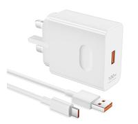 ACAGET for Honor Charger Plug 100W, SuperCharge Power Adapter UK, 6A/1M USB to USB C Cable USB Fast Wall Charger for Honor 400 Pro 200 Magic 7 6 Pro V3 V2 90 70 X9c X9d MagicPad2 X6c 200 Smart Pad 10
