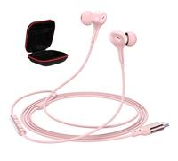ACAGET USB C Earbuds for iPad A16 11th 10th Generation, USBC Earphones Wired for Apple for iPhone 16 Plus 15 Pro 16e In Ear Type C Headphone for Samsung S25 S24 Ultra for Google 9 8a for Women Girls