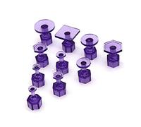 Acahhotxx 10Pcs Paintles Dent Removal Puller Tabs Dent Repairs Tools Set Pulling Tabs Auto Body Kits Tabs Kit