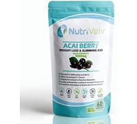 Acai Berry 3000mg Weight Loss Supplements | Slimming Aid | Diet | Fat Burner | 60 Capsules