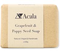 Acala Grapefruit and Poppy Seed Soap 100g