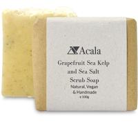 Acala Grapefruit, Sea Kelp & Sea Salt Scrub Soap 100g
