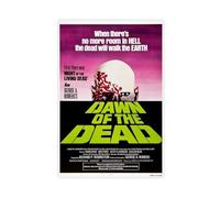 acalur Dawn Of The Dead Zombie George Romero Canvas Poster Bedroom Decor Landscape Office Room Decor Gift 16x24inch(40x60cm)
