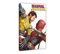 acalur Deadpool & Wolverine Canvas Poster Bedroom Decor Landscape Office Room Decor Gift 16x24inch(40x60cm)