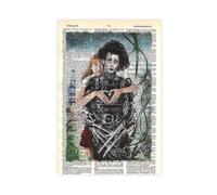 acalur Edward Scissorhands Wall Decor Edward Scissorhands Dictionary Art Print Canvas Poster Bedroom Decor Landscape Office Room Decor Gift 12x18inch(30x45cm)