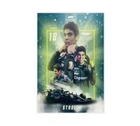 acalur Lance Stroll Canadian And Belgian Racing Driver Cool Poster Canvas Poster Bedroom Decor Landscape Office Room Decor Gift 08x12inch(20x30cm)