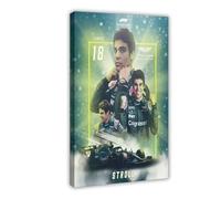 acalur Lance Stroll Canadian And Belgian Racing Driver Cool Poster Canvas Poster Wall Art Decor Print Picture Paintings for Living Room Bedroom Decoration 08x12inch(20x30cm)
