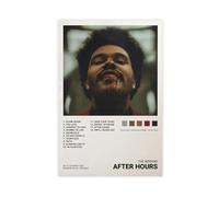 acalur Movie Cover The Weeknd after Hours Canvas Poster Bedroom Decor Landscape Office Room Decor Gift 16x24inch(40x60cm)