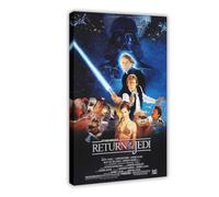 acalur Star Wars Return Of The Jedi Canvas Poster Wall Art Decor Print Picture Paintings for Living Room Bedroom Decoration 08x12inch(20x30cm)
