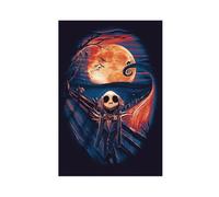 acalur The Scream Before Christmas II Wall Art Canvas Poster Bedroom Decor Landscape Office Room Decor Gift 12x18inch(30x45cm)
