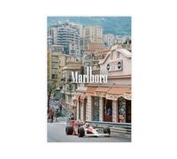 acalur Vintage F1 Monaco Marlboro (2) Canvas Poster Wall Art Decor Print Picture Paintings for Living Room Bedroom Decoration 24x36inch(60x90cm)