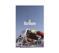 acalur Vintage F1 Monaco Marlboro 2 Canvas Poster Wall Art Decor Print Picture Paintings for Living Room Bedroom Decoration 12x18inch(30x45cm)