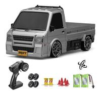 ACAMMZAR RC Drift Car with Gyro, 1:24 25KM/H Full Proportional Remote Control Car, 4WD RC Truck with Lights, Extra Racing Tires, High Speed RC Cars Vehicle for Adults Kids