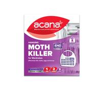 Acana Hanging Moth Killer Freshener 8 Pack Lavender Fragrance Natural Oils For Wardrobes Protects Clothing Bedding Each Lasts 6 Months
