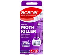 Acana Hanging Moth Killer & Freshener for Wardrobes 4pack x 1 | Long-Lasting Protection Against Moths, Eggs & Larvae - Advanced, Safe, Non-Staining with Welari Thank You Card | (1 Pack)