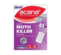 Acana Sachet Moth Killer 16 Sachets (12 Pack) - Lavender Fragrance, Kills Moths Eggs & Larvae, 3 Month Protection, Drawers