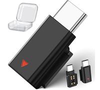 ACANDYA for DJI Mic 3 Adapter USB C Mobile Phone Type-C Phone Wireless Microphone Receiver for DJI Mic 3 Type-C Adapter for iPhone 17 16 Pro 15 Galaxy S25 S24 PC Tablet USB C Microphone Accessories