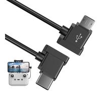 ACANDYA Micro to USB C Remote Controller Cable for DJI Mavic Mini/SE/2/Pro/Zoom/Air/Pro/Spark Drone OTG Data Cord for iPhone 16 Pro Plus Galaxy S24 (USB-C Connector) 1FT