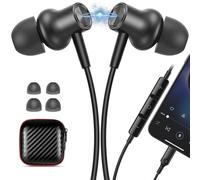 ACANDYA Wired Headphones for Apple iPhone 14 13 Pro MFi-Certified Cord Earbuds for iPhone 12 Pro Max 11 XS Max XR XS SE 8 Plus Earphones Built-in Microphone Volume Control Magnetic Headsets Gunmetal