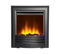 Acantha Amara Coal Electric Fire In Matte Black With Remote Control