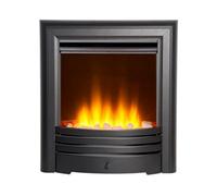 Acantha Amara Pebble Electric Fire In Matte Black With Remote Control