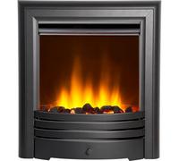 Acantha Fires & Fireplaces Acantha Amara Coal Electric Fire in Matte Black with Remote Control Acantha Fires & Fireplaces Black