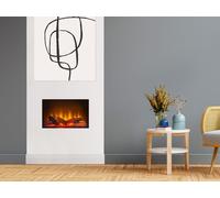 Acantha Fires & Fireplaces Acantha Aspire 50 Fully Inset Media Wall Electric Fire in Black Acantha Fires & Fireplaces Black