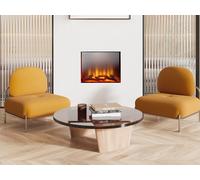 Acantha Fires & Fireplaces Acantha Aspire 50 SQ Fully Inset Media Wall Electric Fire in Black Acantha Fires & Fireplaces Black