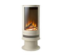 Acantha Orbit Cylinder Electric Stove With Remote In Cream