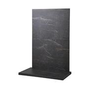 Acantha x2 Tile & Stove Hearth Set in Lava Stone