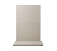 Acantha X2 Tile & Stove Hearth Set In Perla Stone