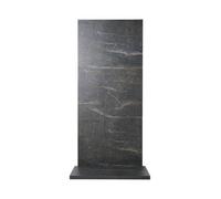 Acantha X3 Tile & Stove Hearth Set In Lava Stone