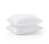 Acanva Basic Bed Pillow Soft Rest Cushion Stuffer for Sleeping, Queen, White 2 Count