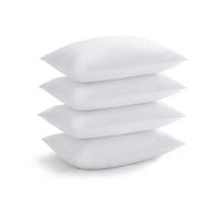 Acanva Bed Pillows for Sleeping, Cooling Hotel Quality with Premium Soft 3D Down Alternative Fill for Back, Stomach or Side Sleepers, Standard (Pack of 4), White
