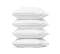 Acanva Cooling Bed Pillows for Sleeping 4 Pack, Luxury Hotel Quality with Premium 3D Down Like Filling for Back, Stomach or Side Sleepers, Soft & Comfortable, Standard (Pack of 4), White 4 Count