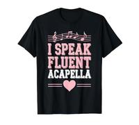Acapella Group Vocal Harmony and Vocal Performance Value Graphic T-Shirt, Men, Black, M