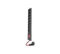 Acar R8 power 3M 8x 230V de power strip black 16A W2451