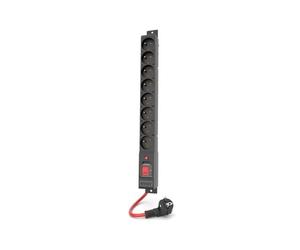 Acar R8 power 3M 8x 230V de power strip black 16A W2451