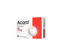 ACARD 75mg 60 Tablets Heart Support