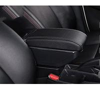 AcarKing Car interior Compatible With Toyota For Yaris 2008 2009 2010 2011 2012 2013 2014 2015 2016 2017 2018 2019 Car Styling Armrest Box Center Console Arm Rest (Color : Black white)