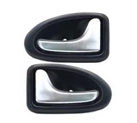 AcarKing Car Interior Door Handle Compatible with Clio II 1998-2005 for Scenic I 1999-2003 8200028994 Car Interior Door Handle Replacement Car Inner(Pair Silver)
