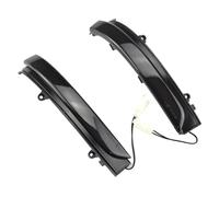 AcarKing Compatible With For Saveiro For Voyage For UP! 2012 2013 2014 2015 2016 2017 2018 2019 2020 Dynamic Turn Signal Blinker Side Mirror Indicator Light Turn Signal Lights(Smoked Black)