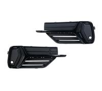 AcarKing Fog light decorations Compatible With Volvo XC90 2016 2017 2018 2019 Car Front Bumper Fog Light Grill Accessories Lamp Frame Cover 31383822(A set)