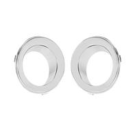 AcarKing Front Bumper Fog Lamp Light Cover Frame 51117127941 Compatible With Mini For Cooper For R50 R53 R52 2004 2005 2006 2007 2008 51117127942 Fog Light Grille
