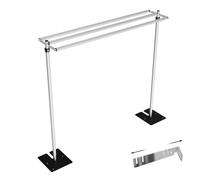 Acarra Heavy Duty Backdrop Stand 10x10 with Double Crossbar, Adjustable Metal Pipe and Drape Stand for Photography, Wedding, Party & Flower wall Backdrop Support (10×10Ft Triple Crossbar)