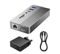 Acasis Swappable High-Speed SSD Storage & 10-In-1 Docking Station 4K@60Hz HDMI