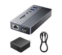 Acasis Swappable High-Speed SSD Storage & 10-In-1 Docking Station 4K@60Hz HDMI