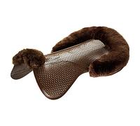 Acavallo Just Gel Lambskin Half Pad - Brown: Large