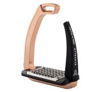 Acavallo Rel-X Easy Stirrups, One Size, Rose Gold, Set of 2
